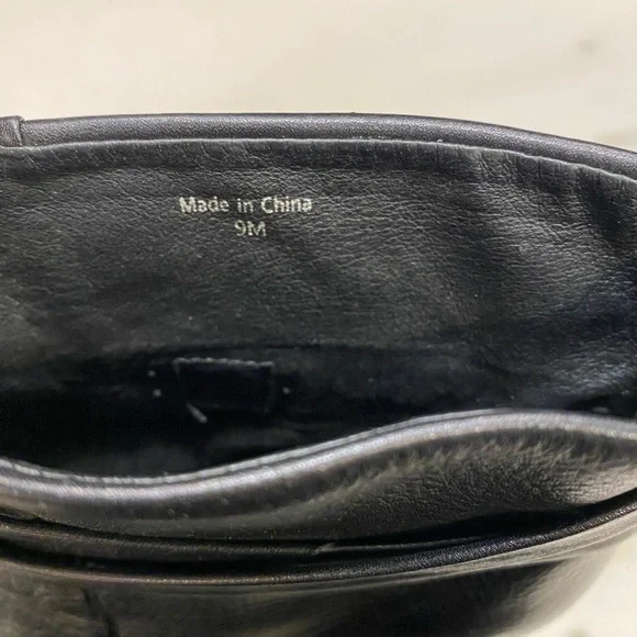 Kate Spade Boots Size 9 Black Leather - Picture 6 of 14